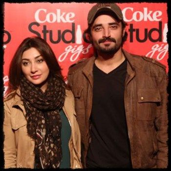 Hamza Ali Abbasi with Ayesha Khan