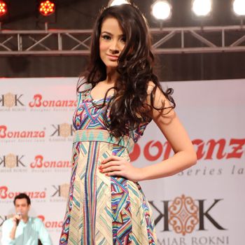 Kamiar Rokni Bonanza Lawn Launches at Fashion Show