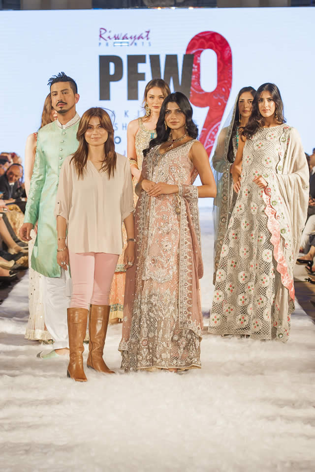 Sadaf Amir Dresses at PFW London 2016