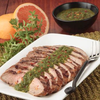 Beef and Chimichurri Sauce