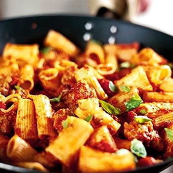 Chunky Sausage and Tomato Pasta