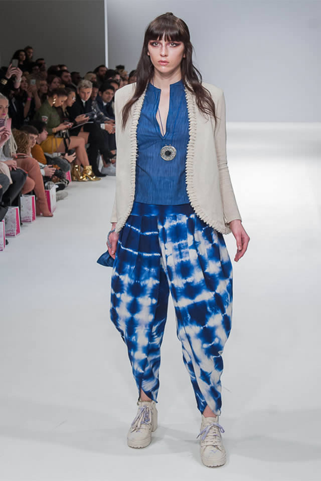 Sonya Battla at Fashion Scout London Fashion Week