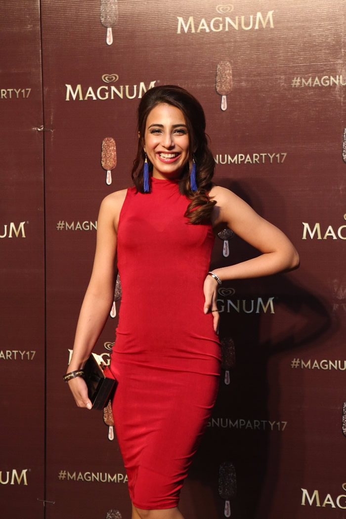 Ushna Shah in Bold Dress