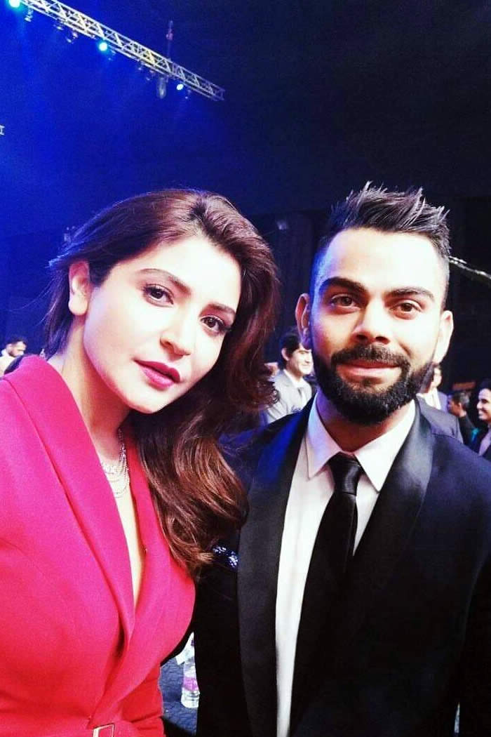 Virat Kohli and Anushka Sharma