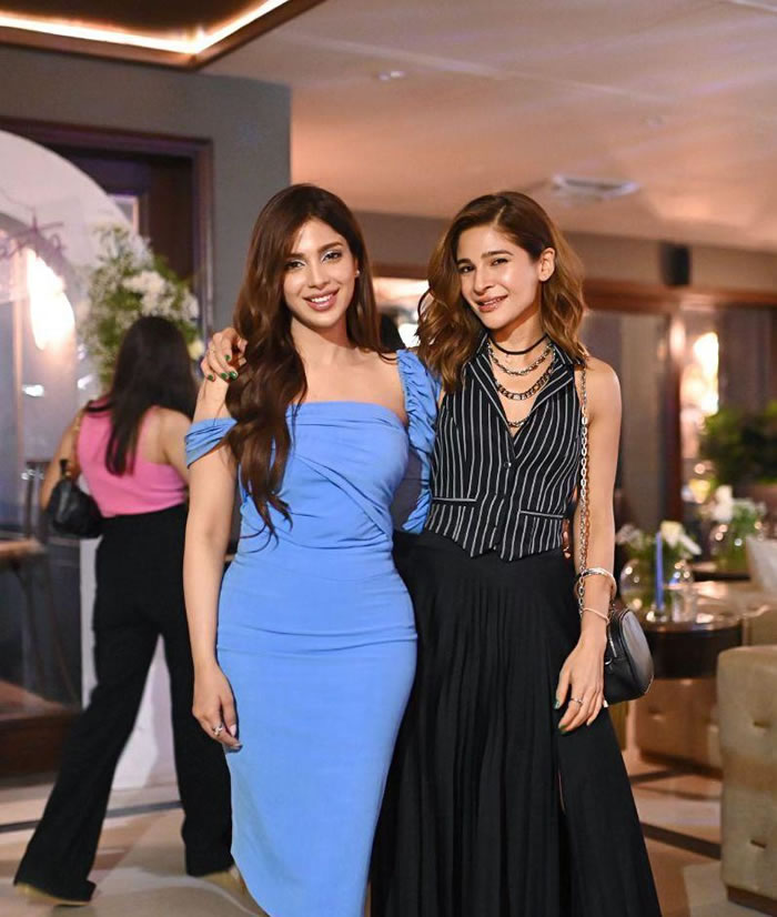 Sonya Hussyn with Ayesha Omer